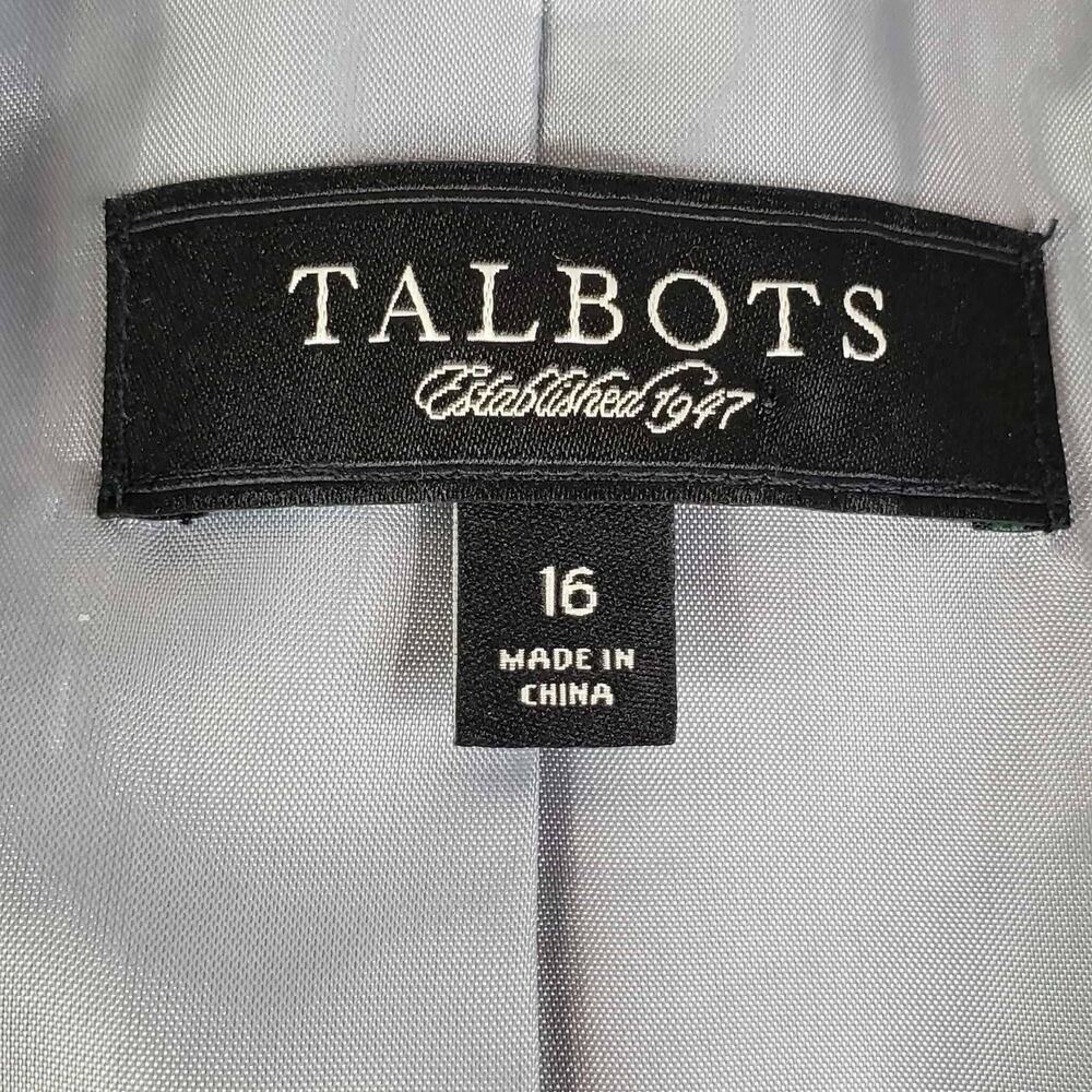 Talbots Textured Gray Blazer - Picture 10 of 11
